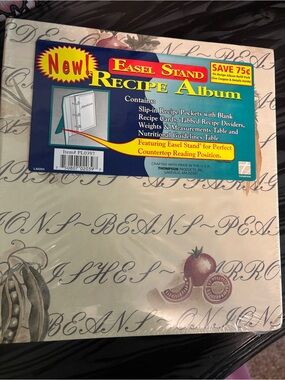Thompson Recipe Album with Easel Stand